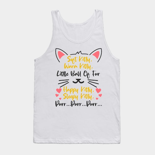 Cute Cat Owner Kitten Cat Mom Cat Dad Lullaby Song Tank Top by Tom´s TeeStore